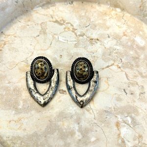 Vintage Door Knocker Earrings in Silver and Gold.